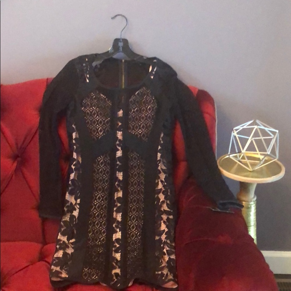 Nanette Lenore black lace dress